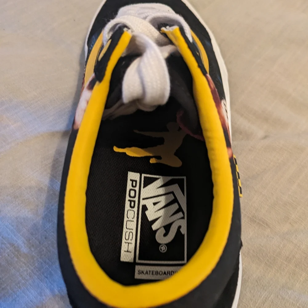 Vans Old Skool Bruce Lee Men Yellow and Black VNOA5FCBY23 ( 0124 ) 082024 - Picture 2 of 11